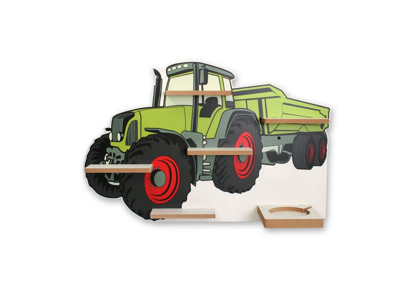 Kreative Feder Kinderregal MUSIKBOX-REGAL Traktor, für TONIE-BOX und TONIES inkl. 40 Metallplättchen