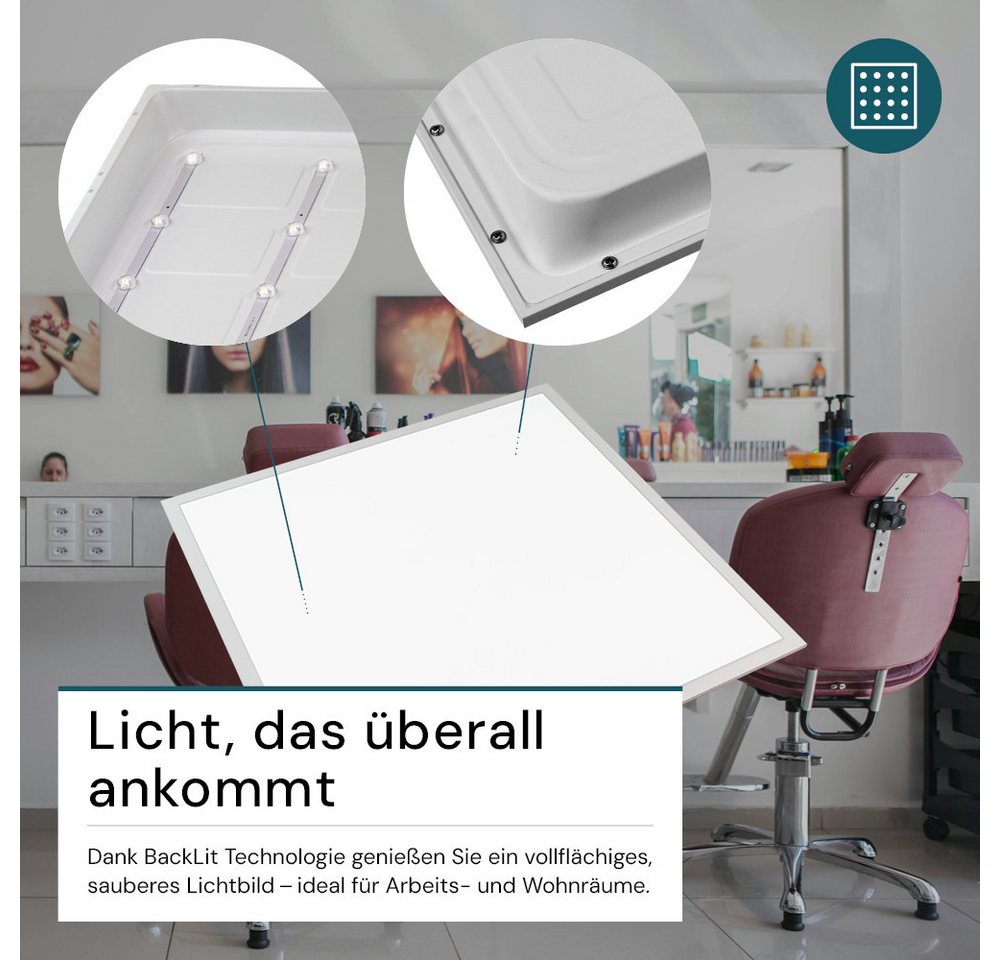 LUXULA LED Panel 6er Pack LED Panel UGR Bild 3