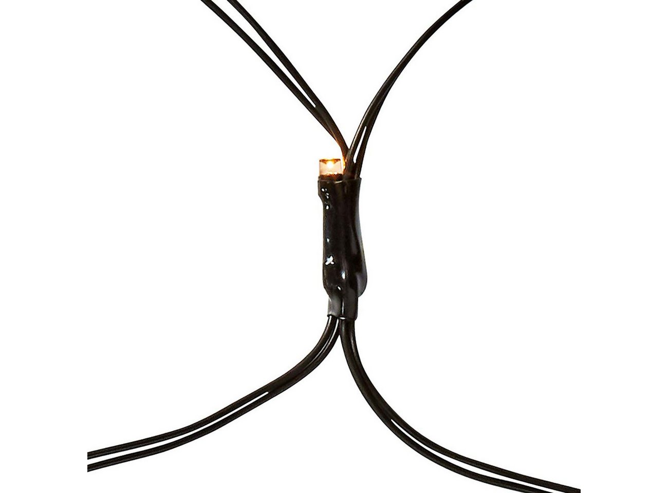 Nedis LED-Lichternetz WLAN LED Lichternetz 3x3m: Smart-Steuerung via App, Alexa & Google, Dimmbar und 7 vordefinierte Leuchtmuster