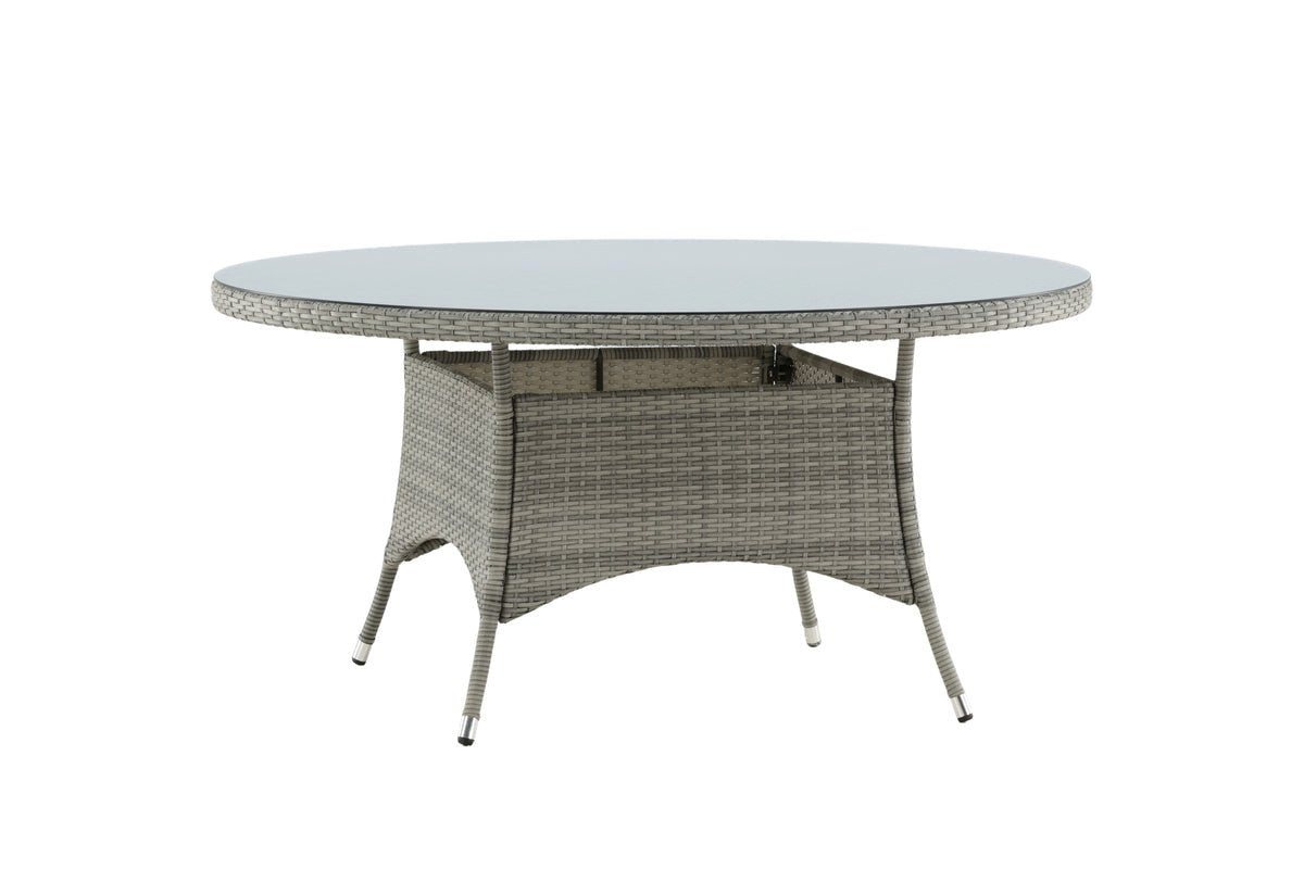 Luxusbetten24 Gartentisch Eluno, mit einem Untergestell aus strapazierfähigem Kunst-Rattan Bild 2