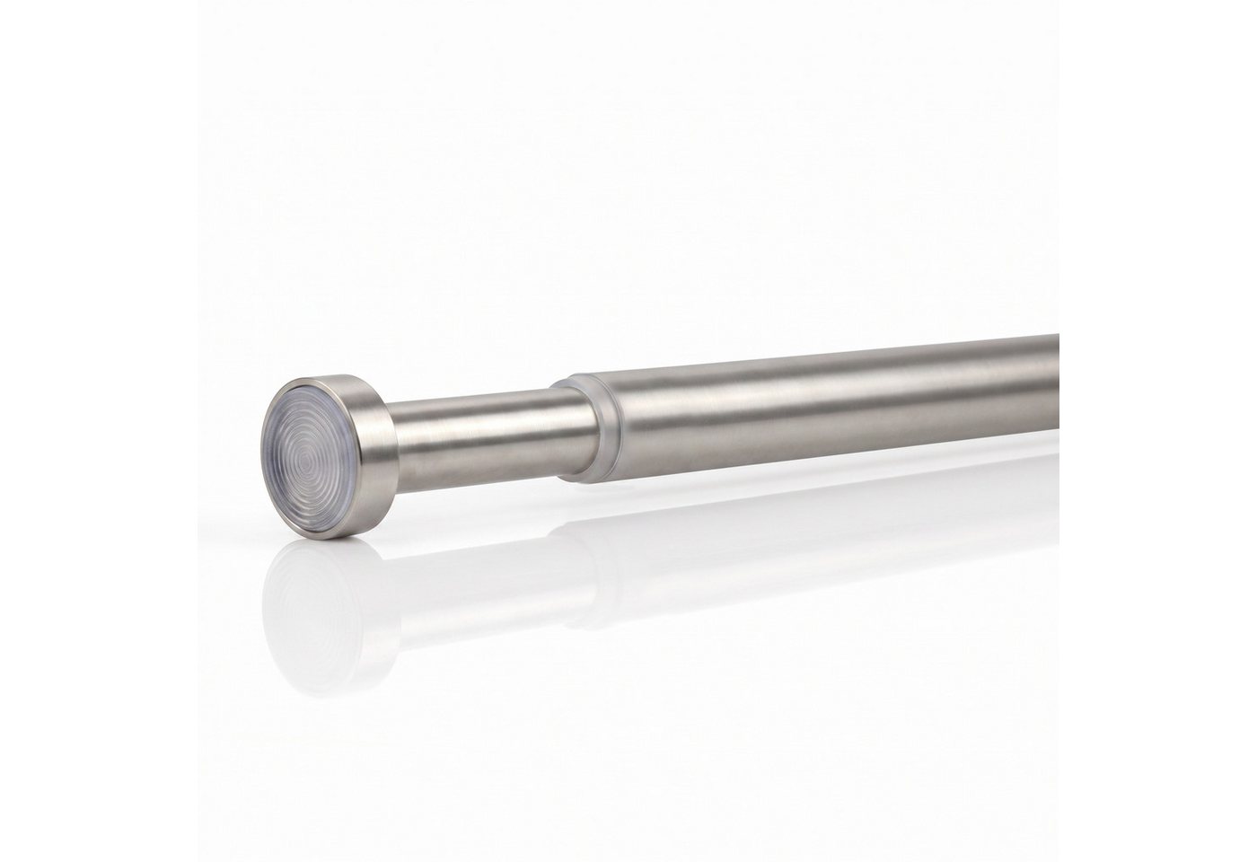 Deco-Raum Duschvorhangstange X-press, Ø 19 mm, 1-läufig, ausdrehbar, ohne Bohren, geklemmt, Metall, flexibel einsetzbar