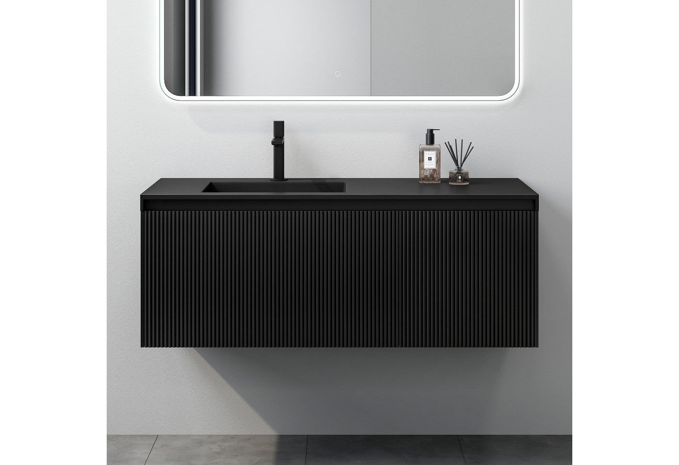 Mai & Mai Badmöbel-Set Waschtisch mit Unterschrank Waschbecken mineralguss Santa NEU