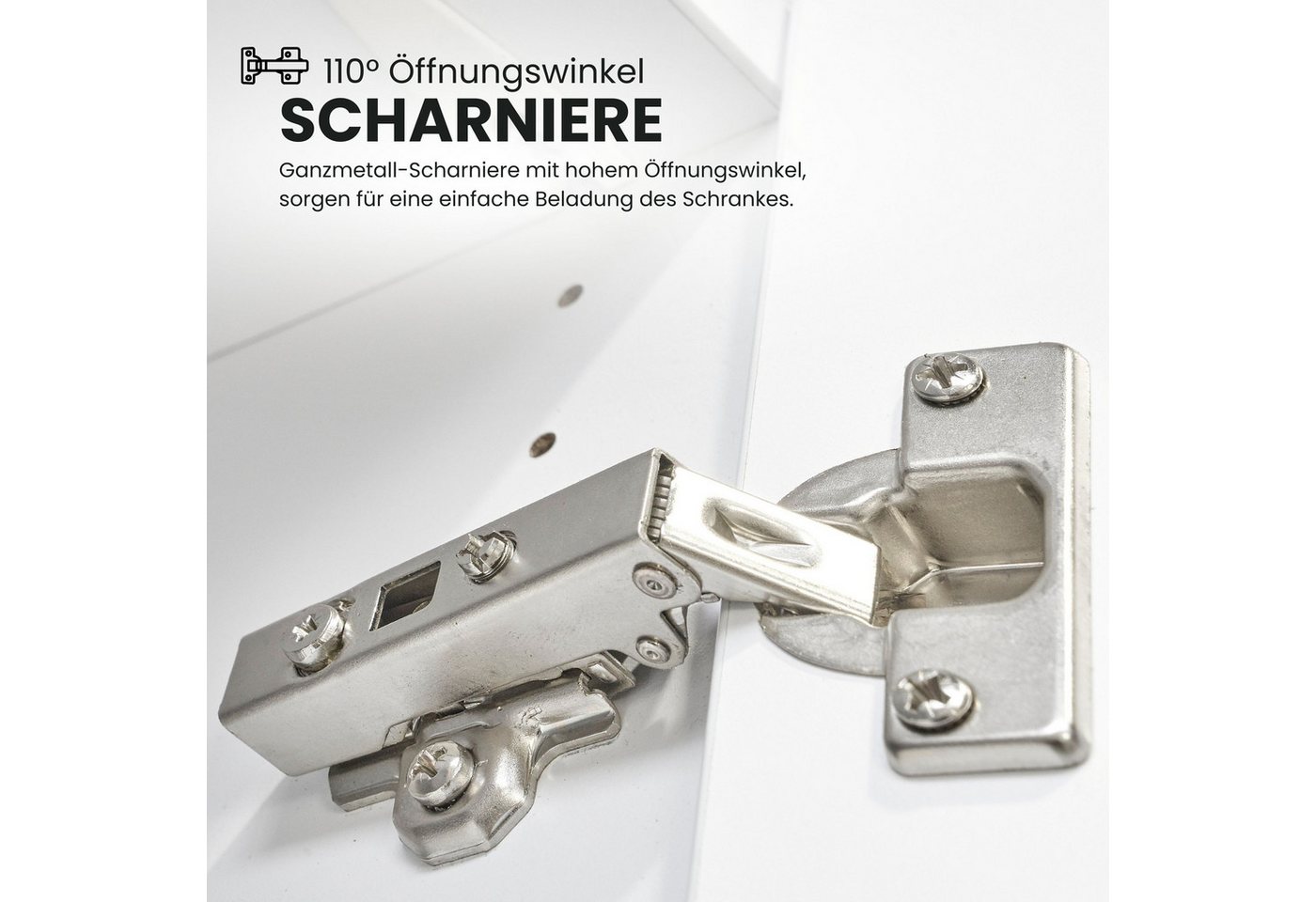 bümö Aktenschrank smart Büroschrank - 6 Ordnerhöhen Dekor: Weiß/Ahorn