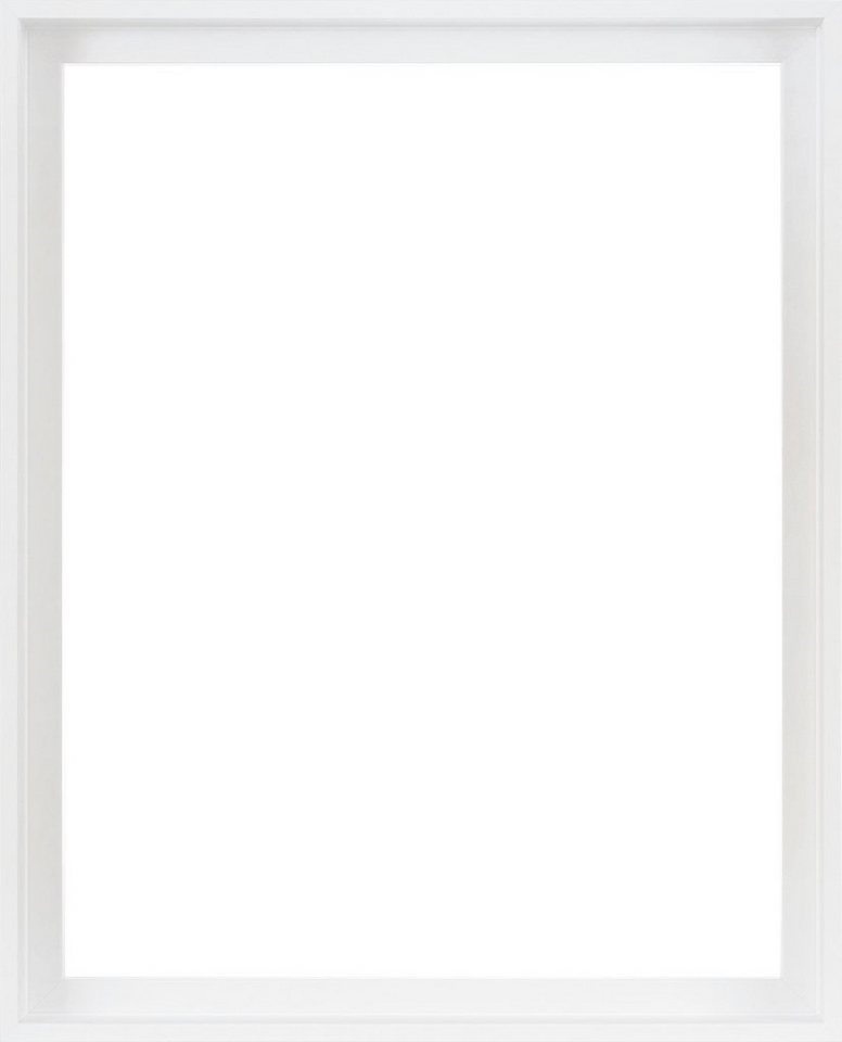Einzelrahmen Schattenfugenrahmen Madeira, (1 Stück), 60x120 cm, Weiß, Holz Bild 5