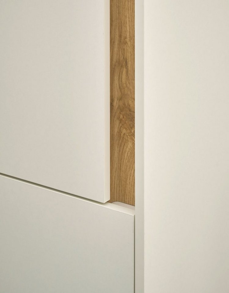 Furn.Design Aktenschrank Center (Büroschrank in weiß mit Wotan Eiche, 190 x 200 cm) 25 Fächer Bild 2