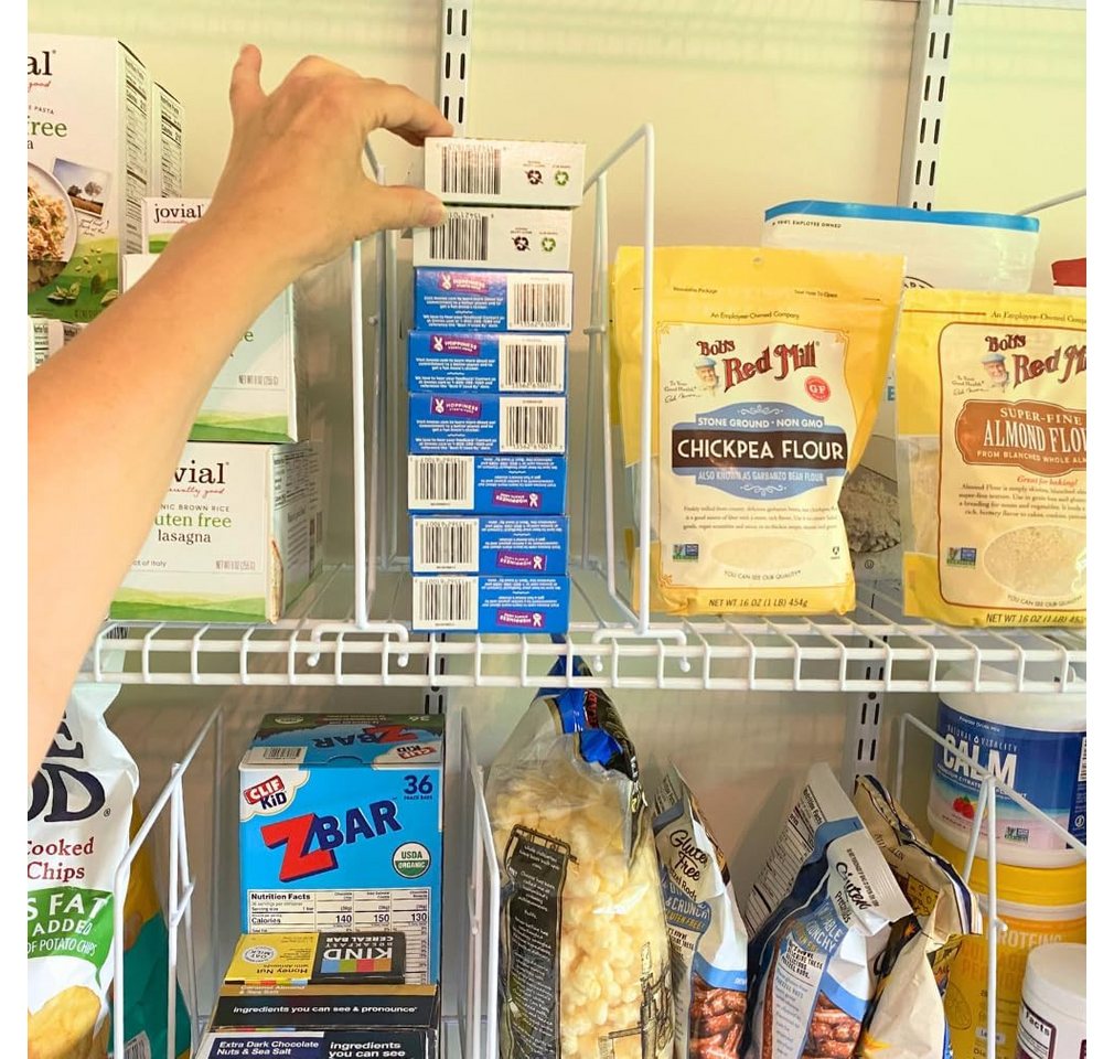 HomeGuru Garderobenschrank 10 Stück Regalteiler aus Draht Bild 4