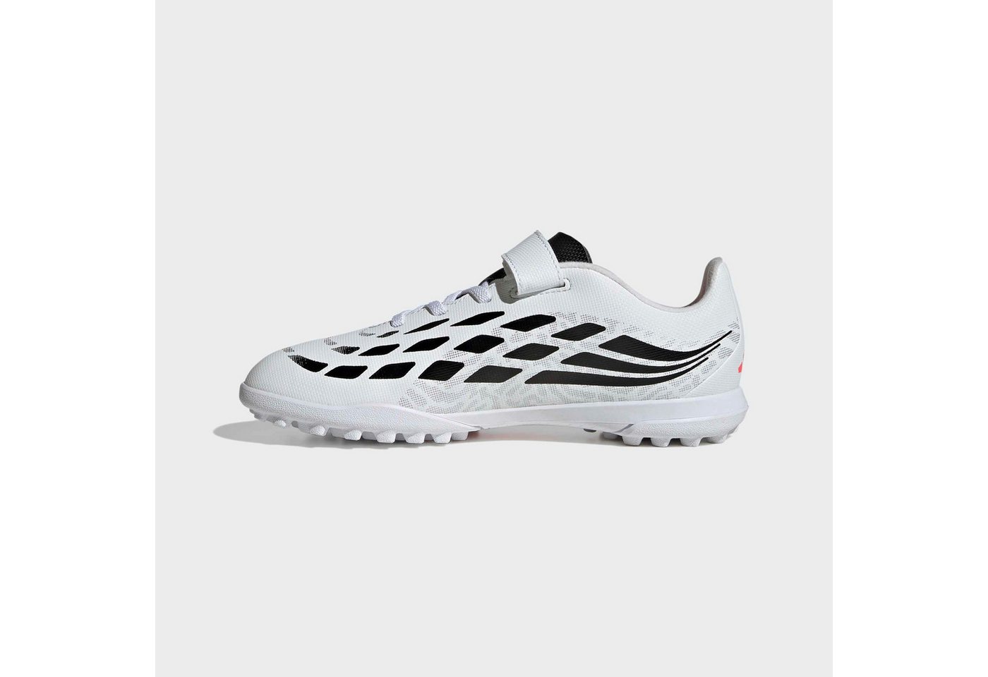 adidas Performance PREDATOR CLUB KIDS, HYBRIDRASEN, KLETTVERSCHLUSS Fußballschuh für Kinder & Jugendliche Bild 3