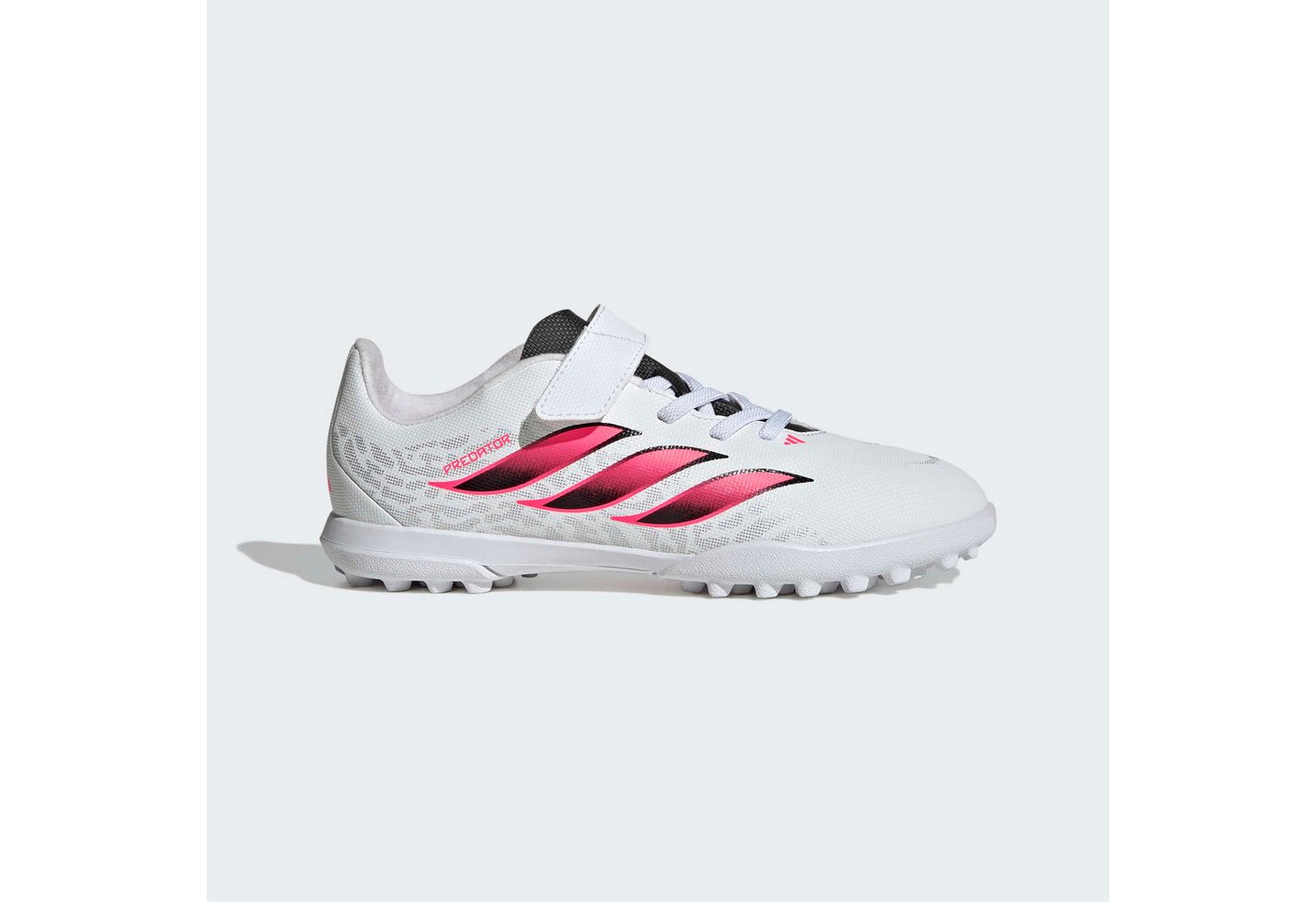adidas Performance PREDATOR CLUB KIDS, HYBRIDRASEN, KLETTVERSCHLUSS Fußballschuh für Kinder & Jugendliche Bild 4