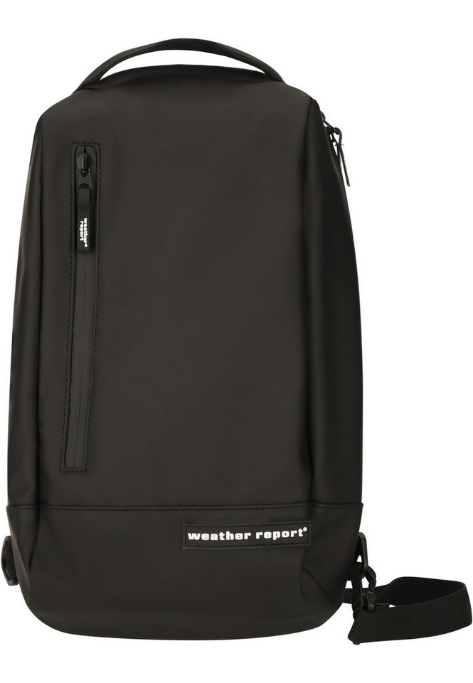 WEATHER REPORT Cityrucksack Bronze, mit wasserabweisenden Reißverschlüssen