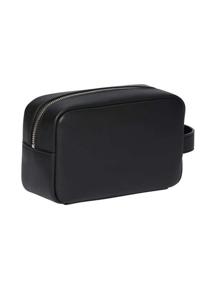 Calvin Klein Kulturbeutel RAISED DOPP KIT, Unisex Kosmetiktasche, Minibag mit Handschlaufe