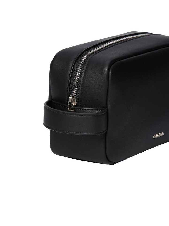 Calvin Klein Kulturbeutel RAISED DOPP KIT, Unisex Kosmetiktasche, Minibag mit Handschlaufe Bild 2