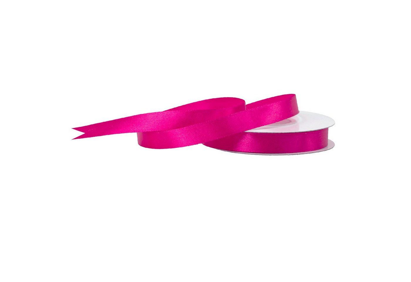 Creativery Satinband, Satinband 12mm x 25m Rolle Fuchsia Bild 3