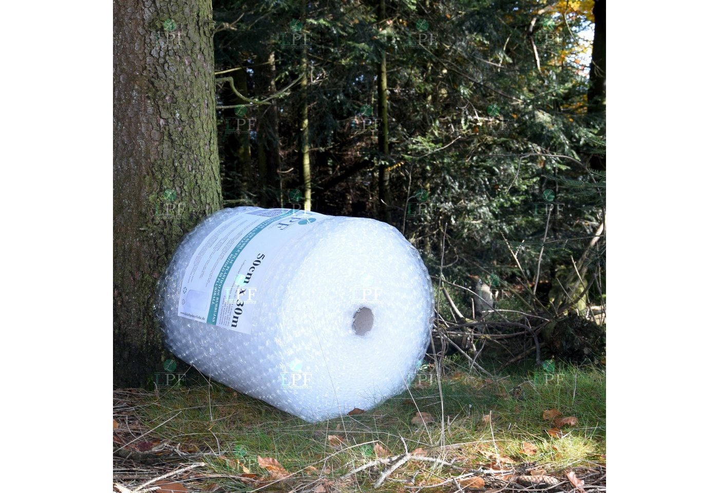 LPF dieLUFTPOLSTERFOLIE Schutzfolie Luftpolsterfolie Große Noppen (3cm) Breite 50cm x Länge 25m / 100my Bild 4