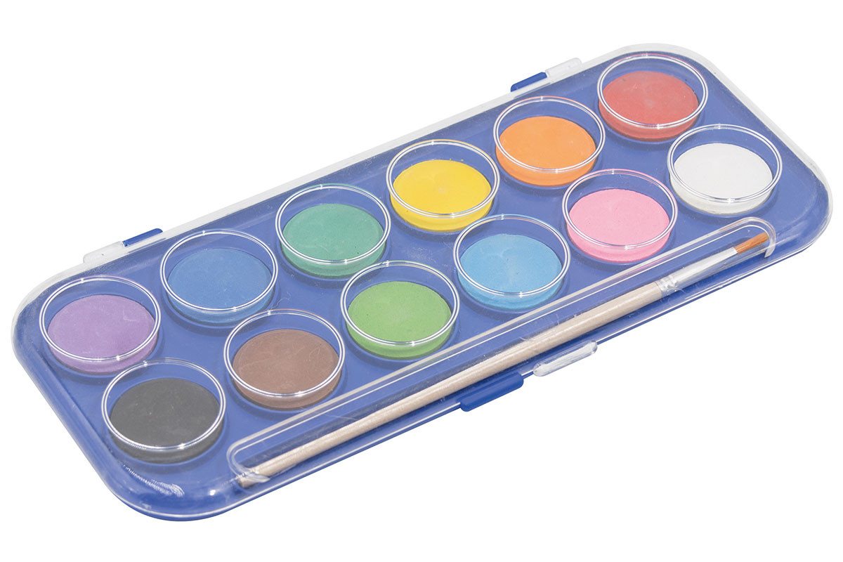 AVANTGARDE Malpalette Wasserfarbkasten, 12 Farben Bild 3