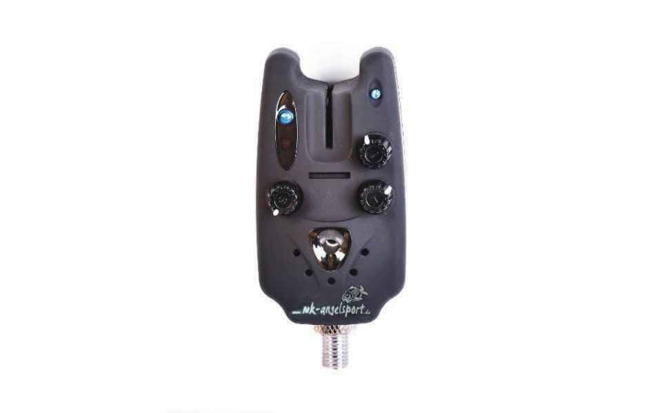 MK Angelsport elektronischer Bissanzeiger MK Digital Funk Bissanzeiger 3+1 blue Set, (3 Bissanzeiger, 1 Funk-Receiver, Transportbox)