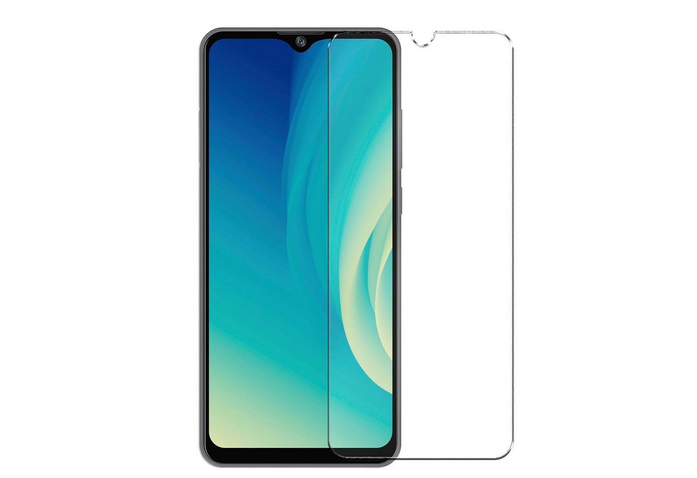 CoolGadget Schutzfolie Panzerfolie für ZTE Blade A7s 2020, (9H Härtegrad, 2x Schutzglas, 1xReinigungset), Displayfolie Schutzfolie 2 Stück für ZTE Blade A7s 2020 Glas Folie Bild 3