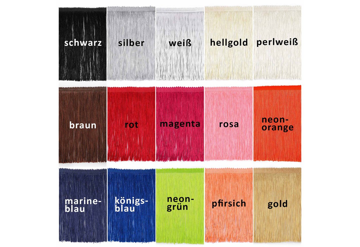maDDma Webband Fransenborte extrabreit ab 1m Meterware 155mm Quastenborte Zierborte, mauve Bild 3