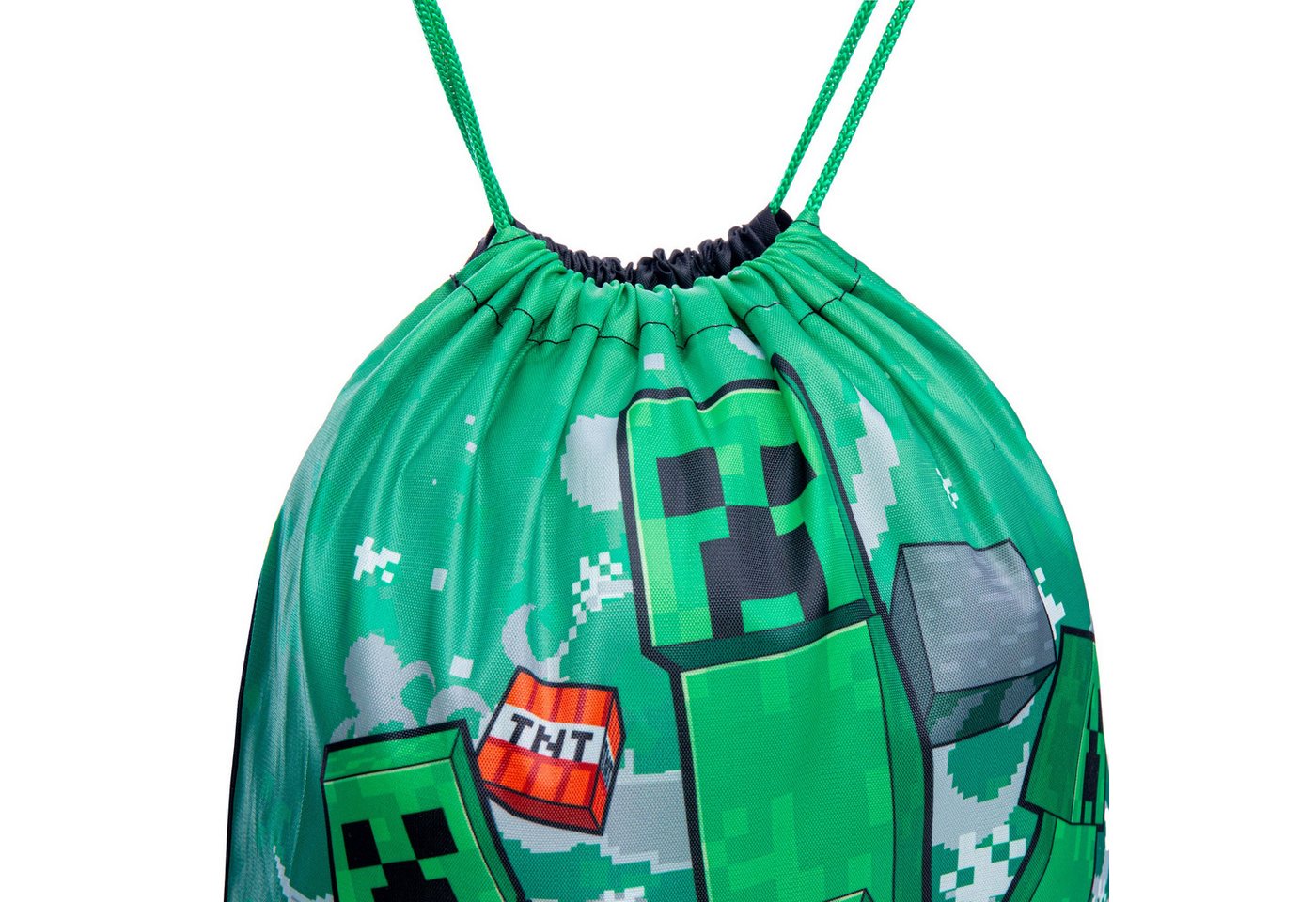 Minecraft Turnbeutel Minecraft Turnbeutel Sportbeutel, Creeper Design Bild 3