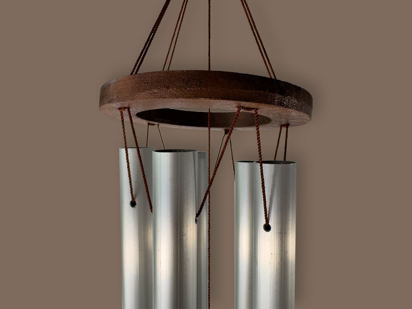 WORU Windspiel Modernes Windspiel aus Metall in edlem Design, wahlw. 50 cm oder 75 cm Bild 2