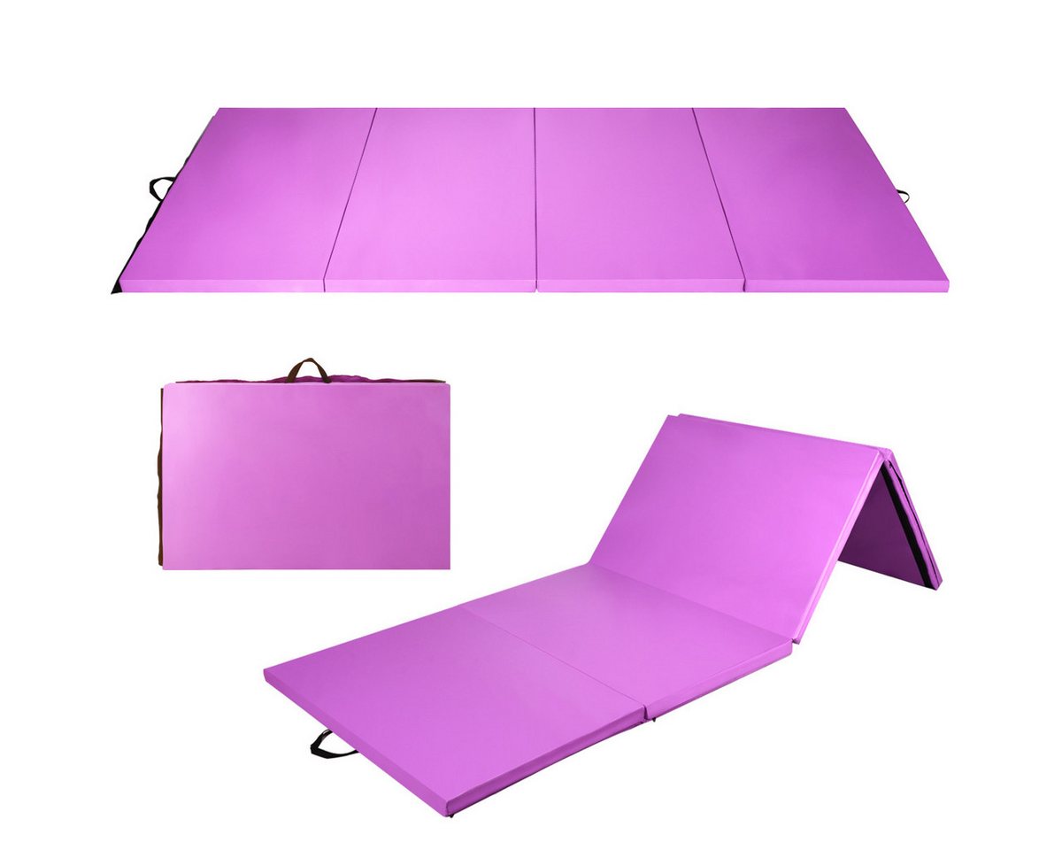 COSTWAY Gymnastikmatte, 240 x 120 x 5 cm Yogamatte klappbar Bild 3