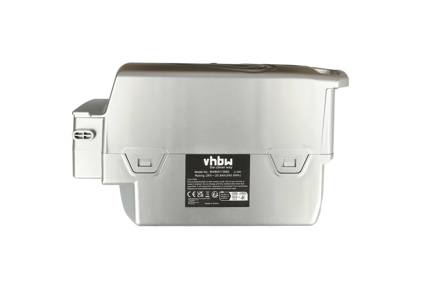 vhbw Akku passend für Kalkhoff Tasman Tour C, City M, City F, City C E-Bike Akku Akku Li-Ion 20800 mAh (25,2 V, 1 St), Leistungsfähiger Austausch-Akku für Pedelec, Elektrofahrrad, E-Bike Bild 2