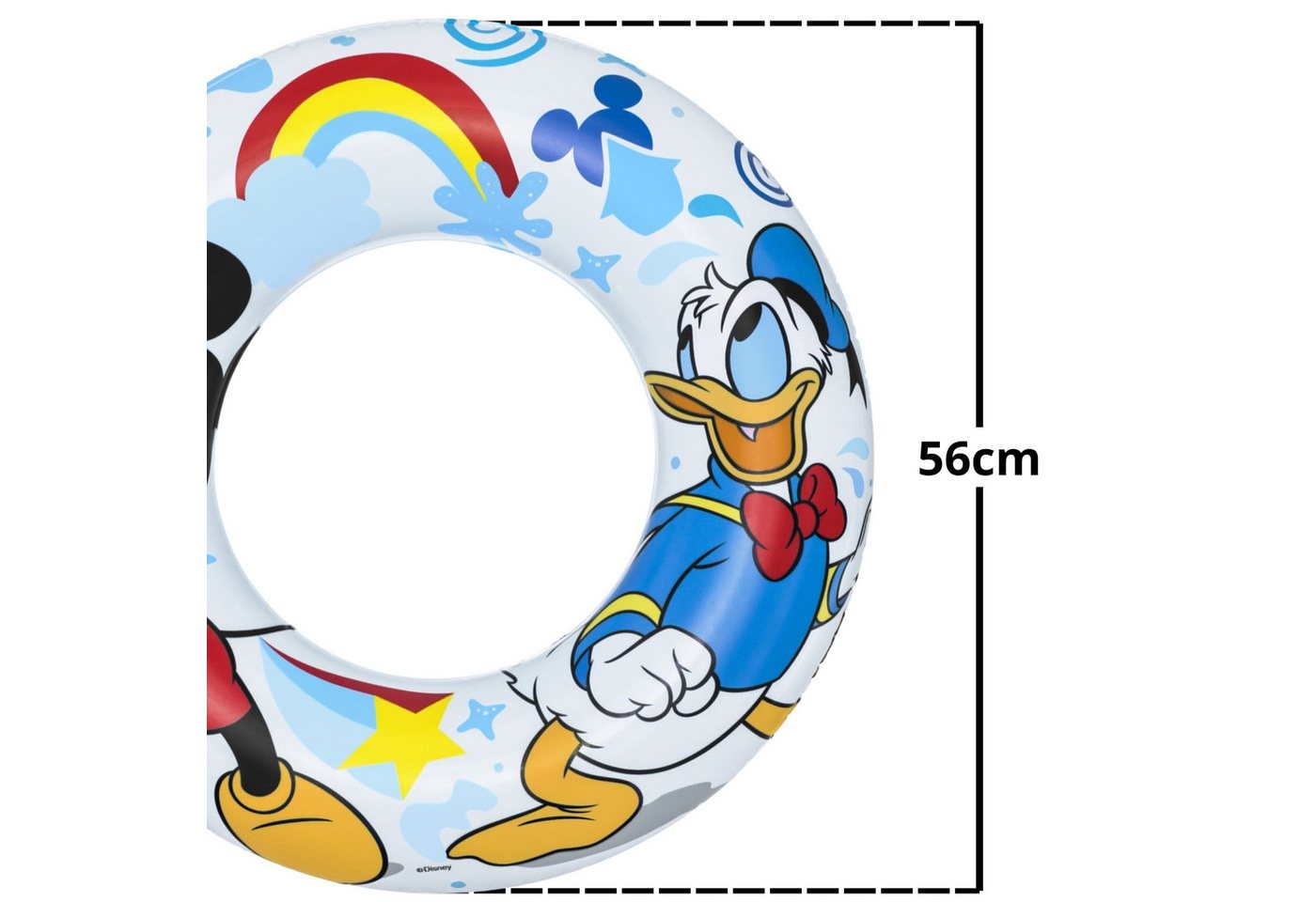 Disney Schwimmring DISNEY Mickey Mouse Schwimmring für Kinder, Pool, 56 cm Bild 5