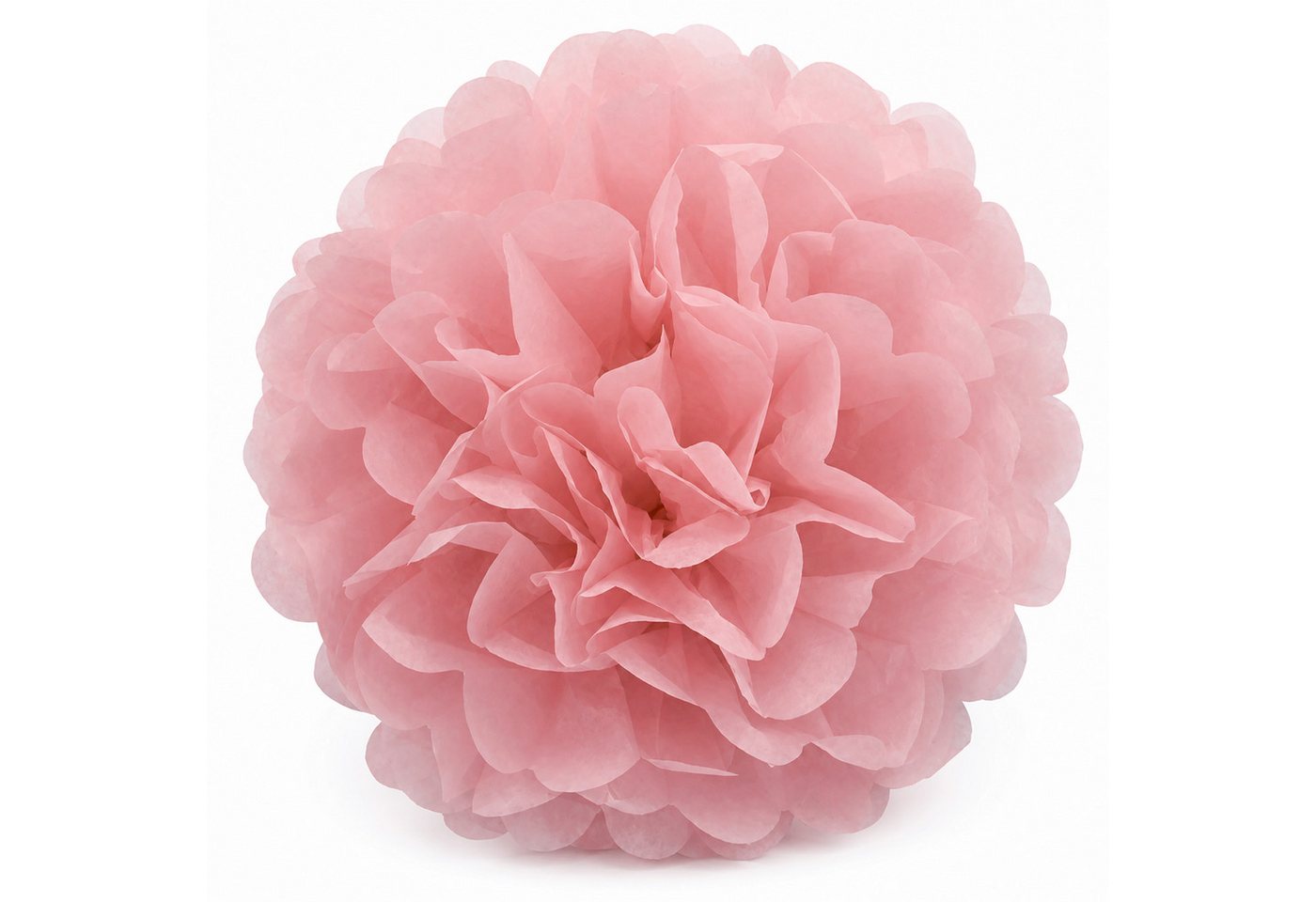 Creativery Pompon, Pompon 35cm Papier 1 Stück Altrosa Bild 5