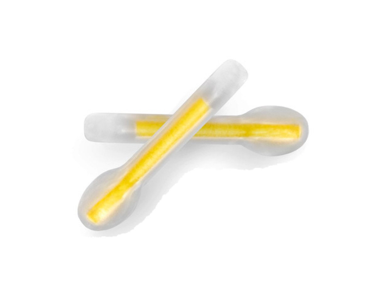 Delphin.sk Bissanzeiger Knicklicht 10 Knicklichter Comet BULB 4,5 x 37 mm Bissanzeiger Nachtangeln Aal, (Spar-Set), Ausgezeichneter Helfer für die Abend- und Nachtjagd