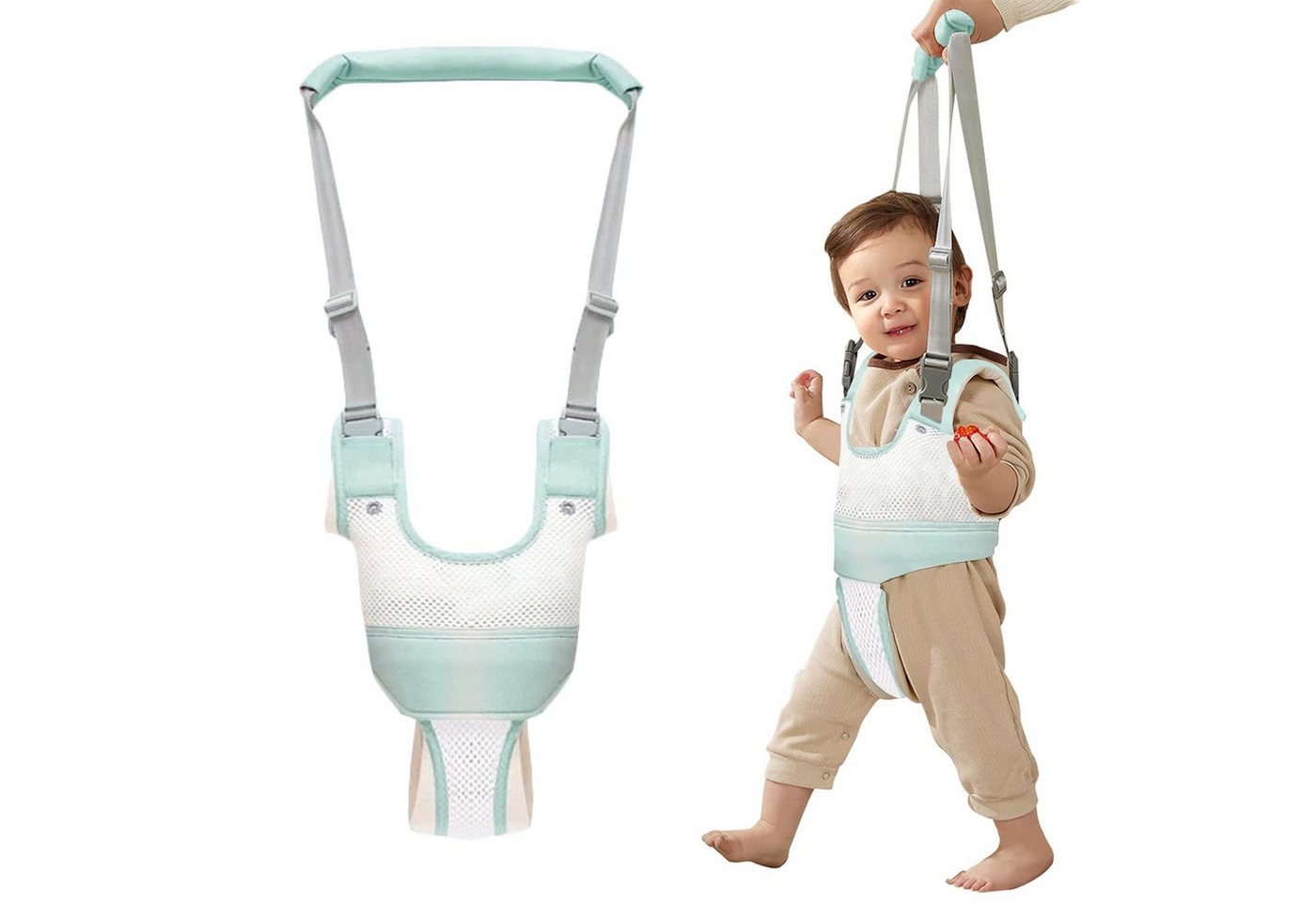 AURIVION Lauflernwagen Lauflernwagen Lauflernhilfe für Baby, (Set, 1-tlg., Verstellbar mit Lätzchen), Baby Lauflernhilfe Bild 5