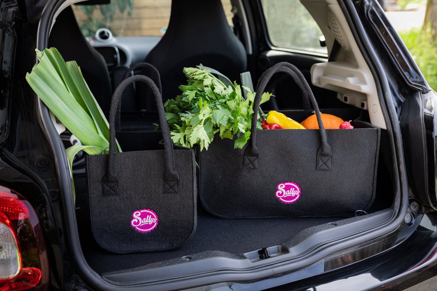 Sallys Einkaufsshopper - Filztasche aus Polyester-Filz Bild 2
