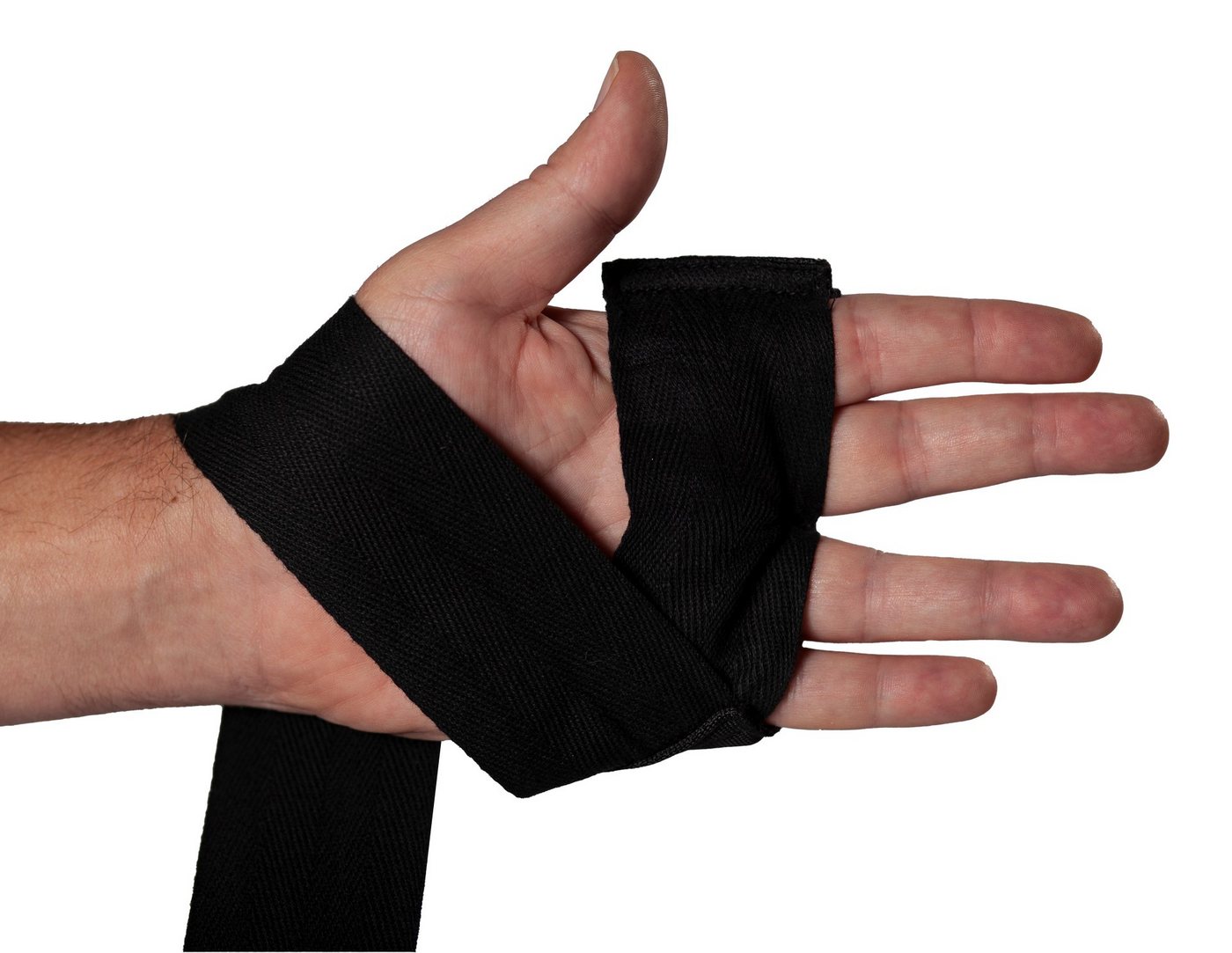 KWON Boxbandagen Premium Gel Box-Bandage unelastisch Boxen Handbandagen Faustbandagen (3,5 m, Paar), Profi Qualität für Wettkampf und Training, schwarz oder rot, 350 cm