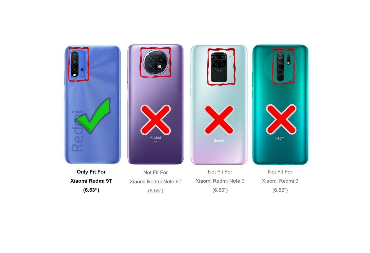 CoolGadget Schutzfolie Panzerfolie für Xiaomi Redmi 9T, (9H Härtegrad, 2x Schutzglas, 1xReinigungset), Displayfolie Panzer Schutzfolie 2 Stück für Redmi 9T Glas Folie