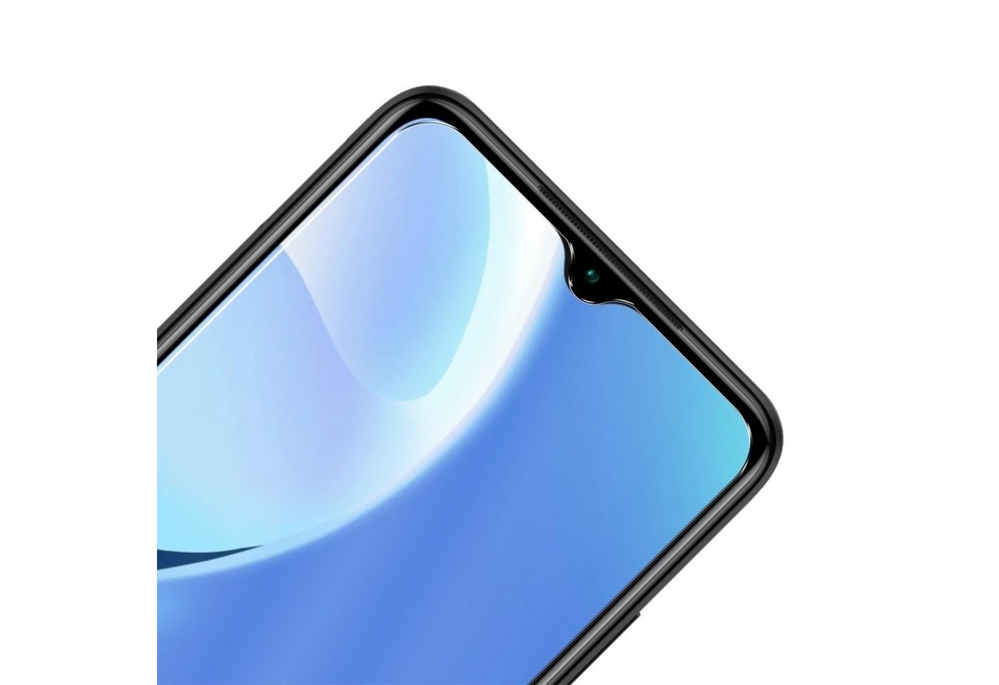 CoolGadget Schutzfolie Panzerfolie für Xiaomi Redmi 9T, (9H Härtegrad, 2x Schutzglas, 1xReinigungset), Displayfolie Panzer Schutzfolie 2 Stück für Redmi 9T Glas Folie Bild 4