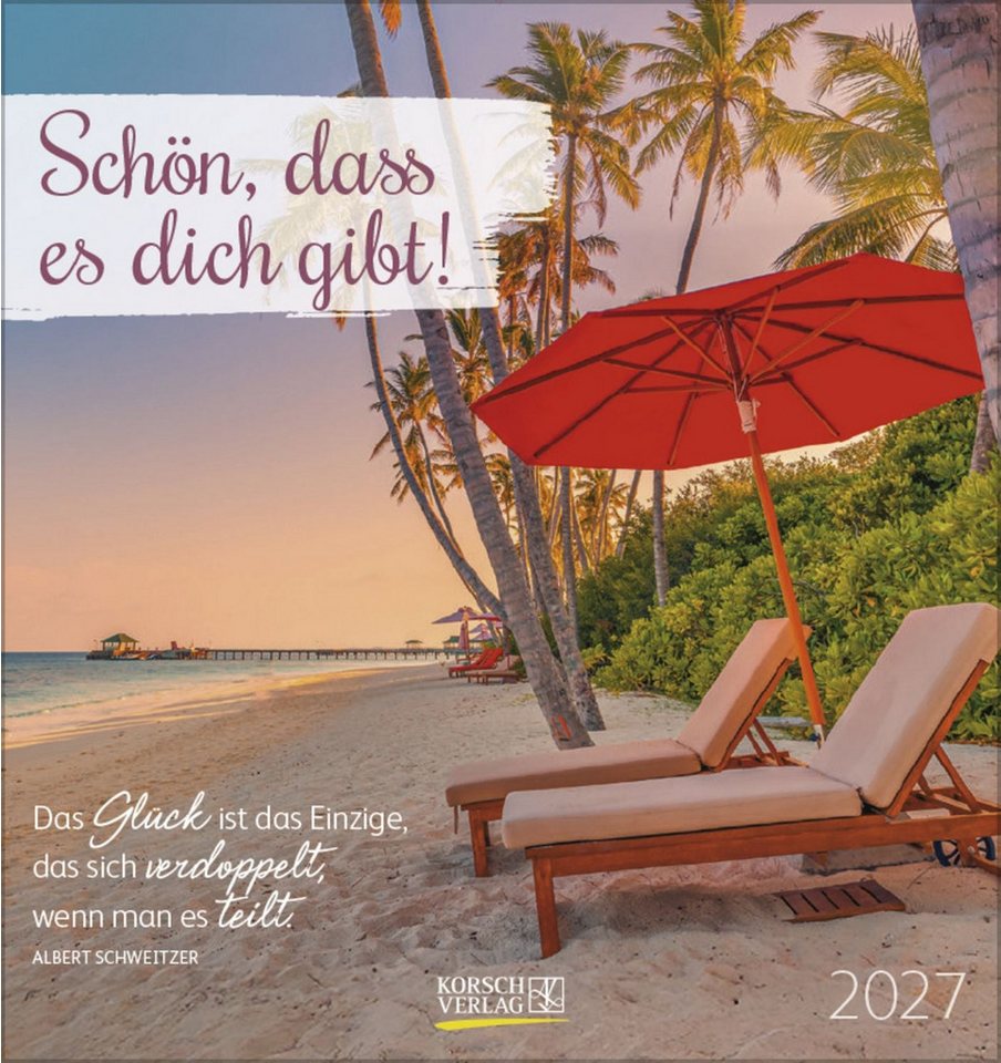 Korsch Verlag Terminplaner Schön, dass es dich gibt! 2027