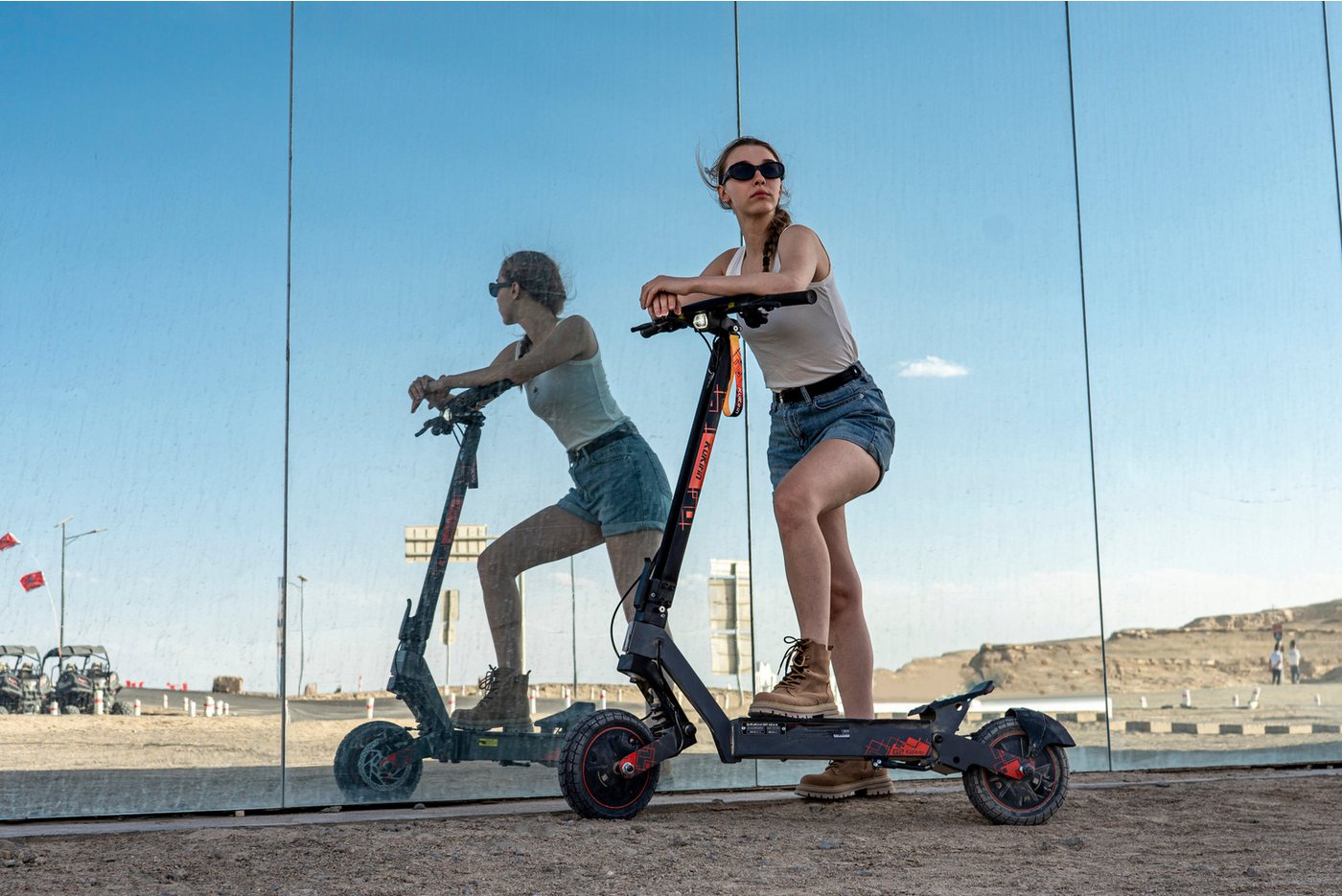 Vankel E-Scooter KuKirin G2 Ultra 864Wh 1600W, 48V 18Ah Max.50 km/h 55Km, Keine Straßenzulassung: ausschließlich auf Privatgelände verwenden Bild 4