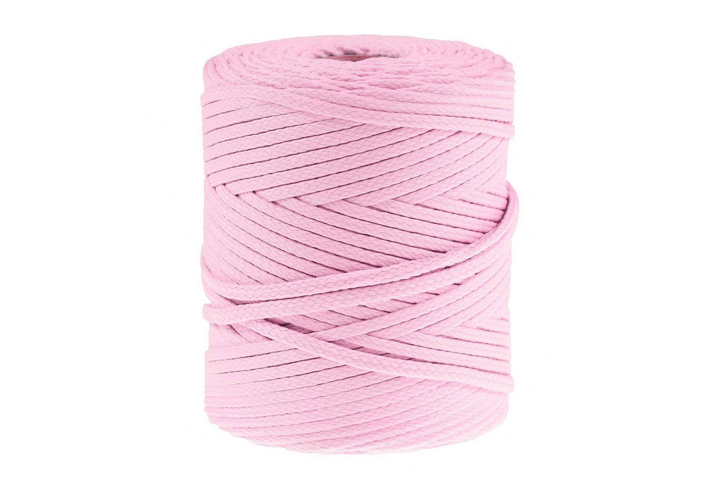 maDDma Seil 100m Polyester-Schnur Kordel 4mm, pastellrosa Bild 2