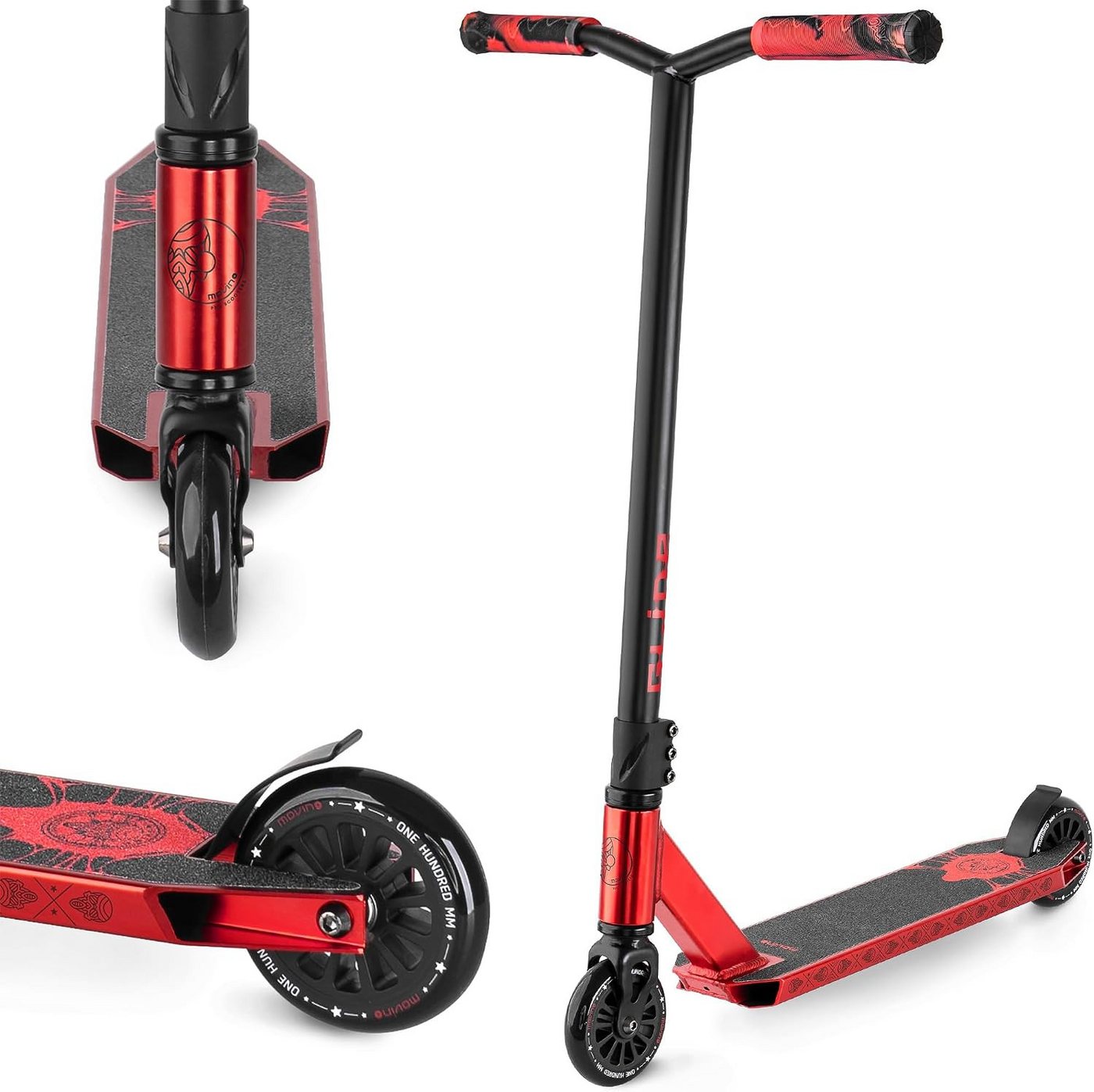 Movino Stuntscooter MOVINO GLIDE Skatepark leicht 3,3kg ABEC-9 IHC Bild 5