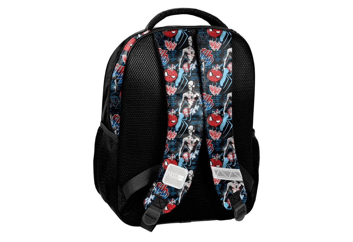 PASO Schulranzen Kinderrucksack/Schulranzen 38 x 28 x 15 cm - Spider-Man - Schwarz Bild 2