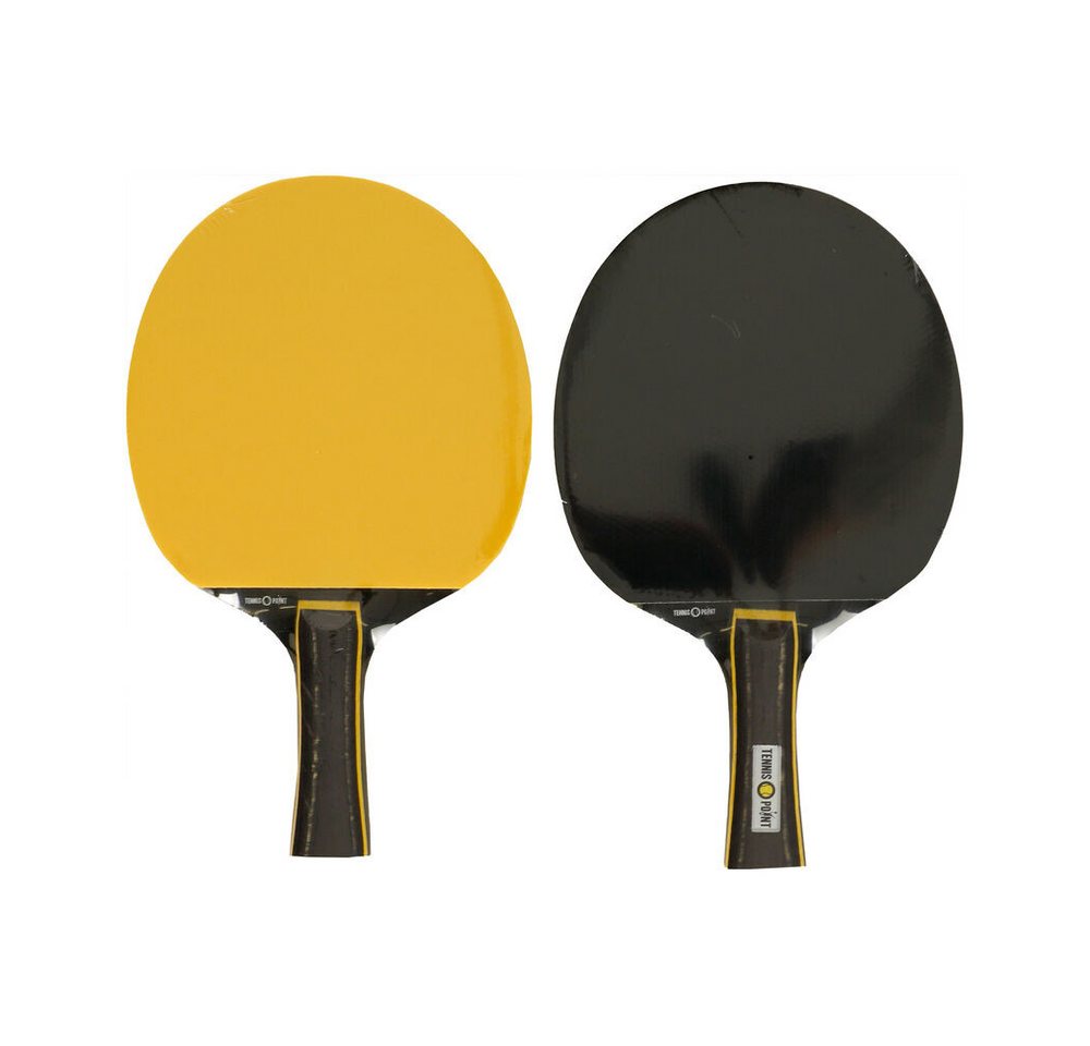 Tennis-Point Tischtennisschläger Tischtennis Schlägerset - incl. 3 Bälle und Tasche