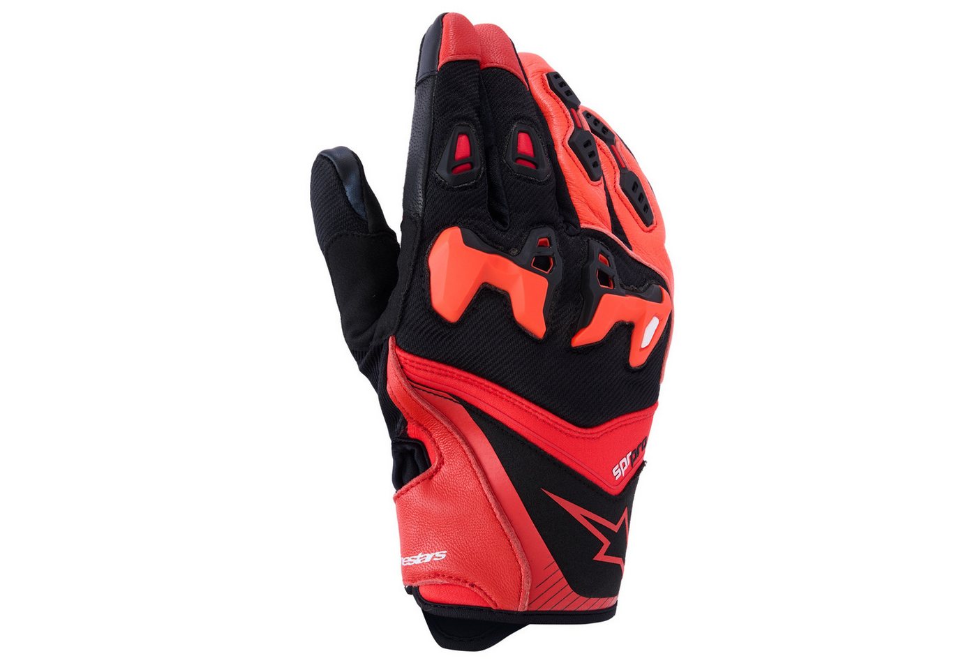 Alpinestars Motorradhandschuhe Alpinestars SP-R Pro Handschuhe Rot / Fluo-Rot / Schwarz XL motorradhandschuhe für herren Bild 2