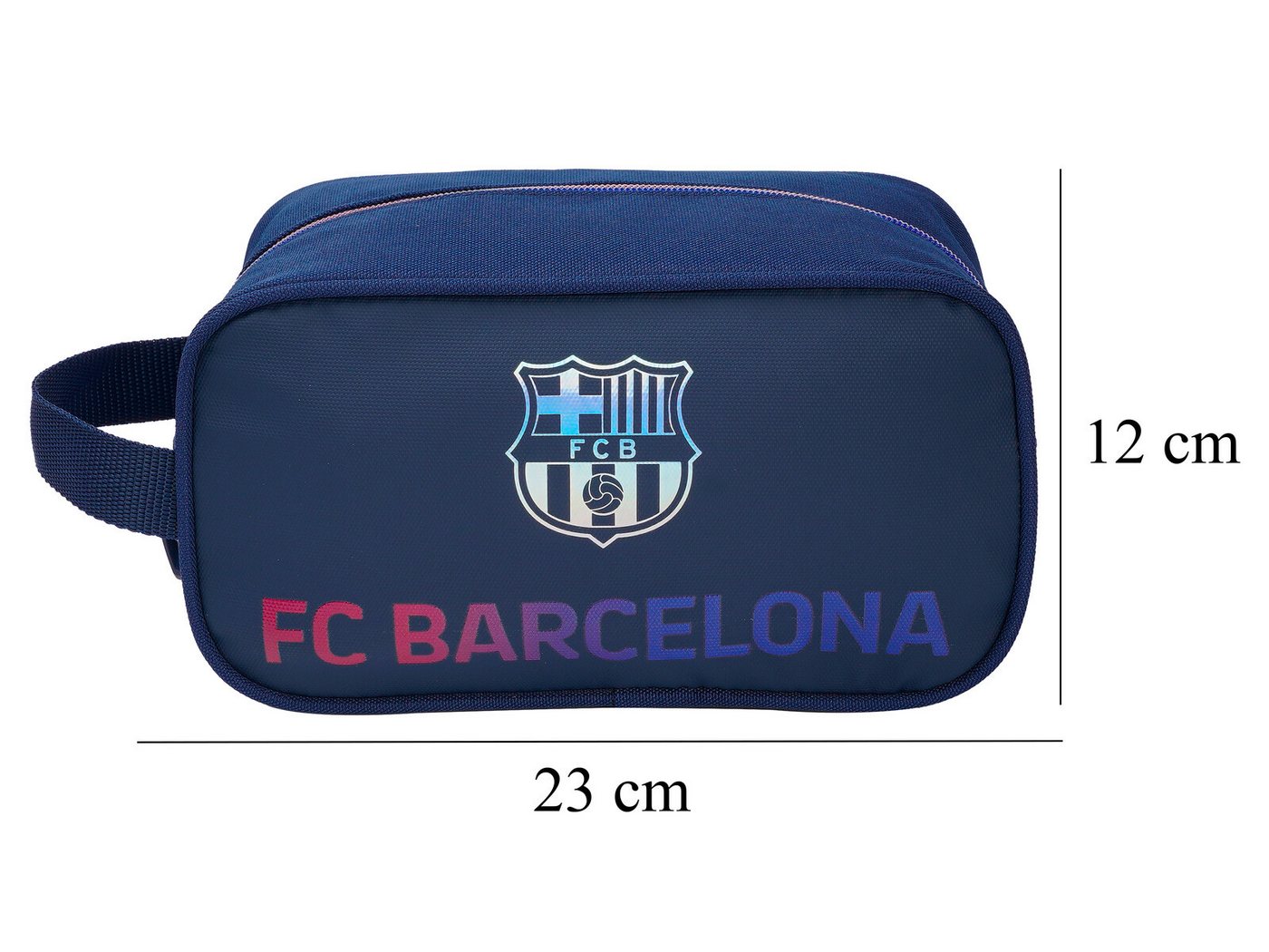 FC Barcelona Federtasche Schlampermäppchen Jumbo Mäppchen Etui mit Trageschlaufe Bild 5