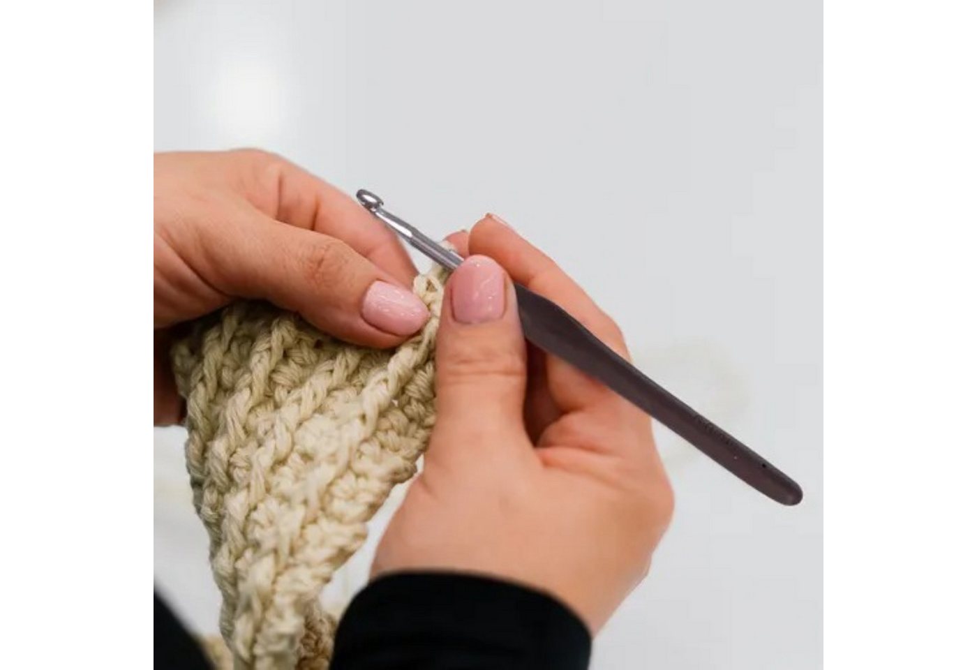 MAALEO Häkelnadeln Häkelnadeln Häkelset 58 Teile Häkelnadeln Zubehör Koffer Strickset, Strickset für Anfänger mit ergonomischen Griffen und Garn 58tlg 58 St., Häkelset mit 21 Häkelnadeln Garn Zubehör und Koffer Set 58teilig, Umfangreiches Häkel und Strick Zubehör Set mit Aufbewahrungskoffer