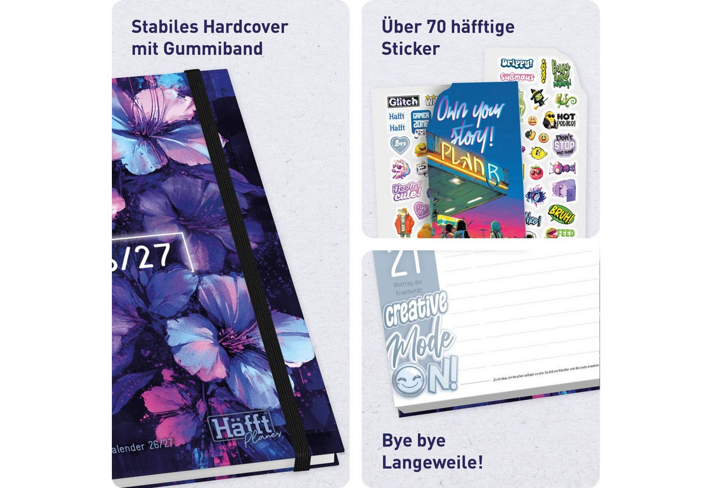 Häfft Schülerkalender PLANER Premium 2026/2027 / A5 Bild 3