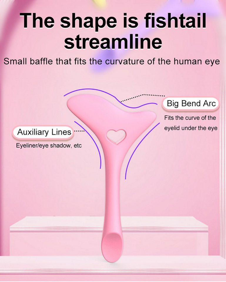 DEBAIJIA Schminkschablone Silikon Eyeliner Schablonen Schminkschablone Multifunktions Bild 5