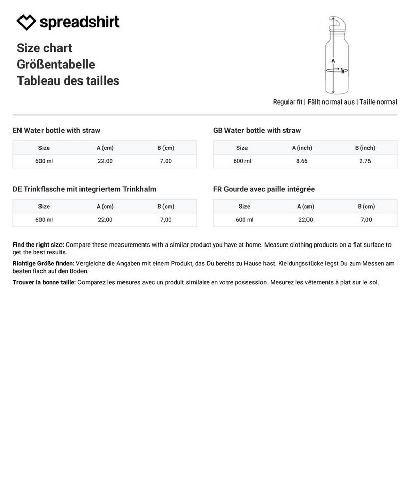 Spreadshirt Trinkflasche Bibi Und Tina Wettreiten Im Wald Wasserflasche mit Strohhalm Bild 3