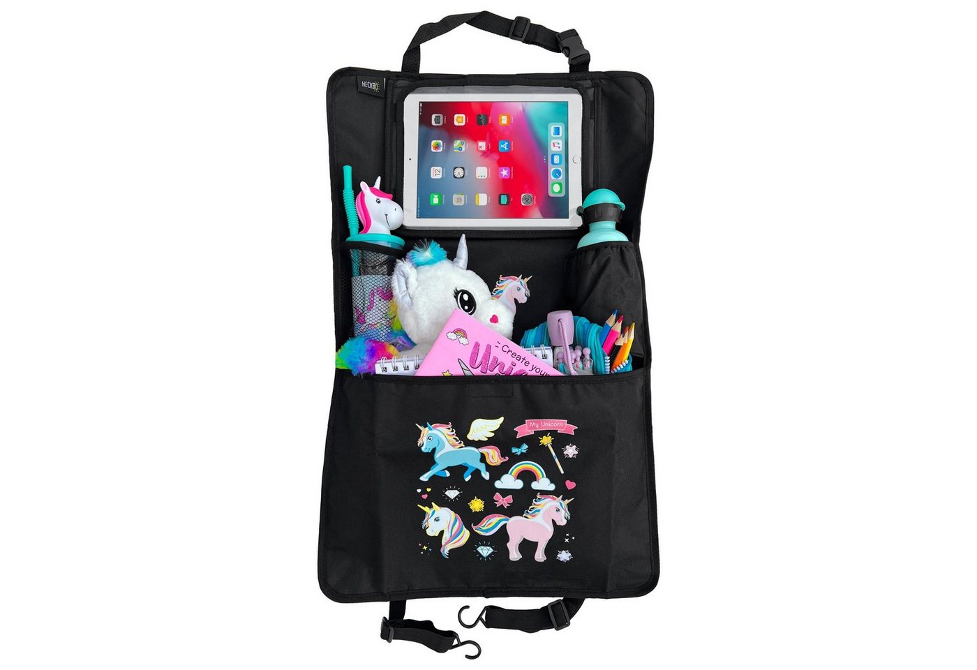 HECKBO Rücksitzorganizer KInder Auto Organizer Einhorn (1-tlg) Bild 2