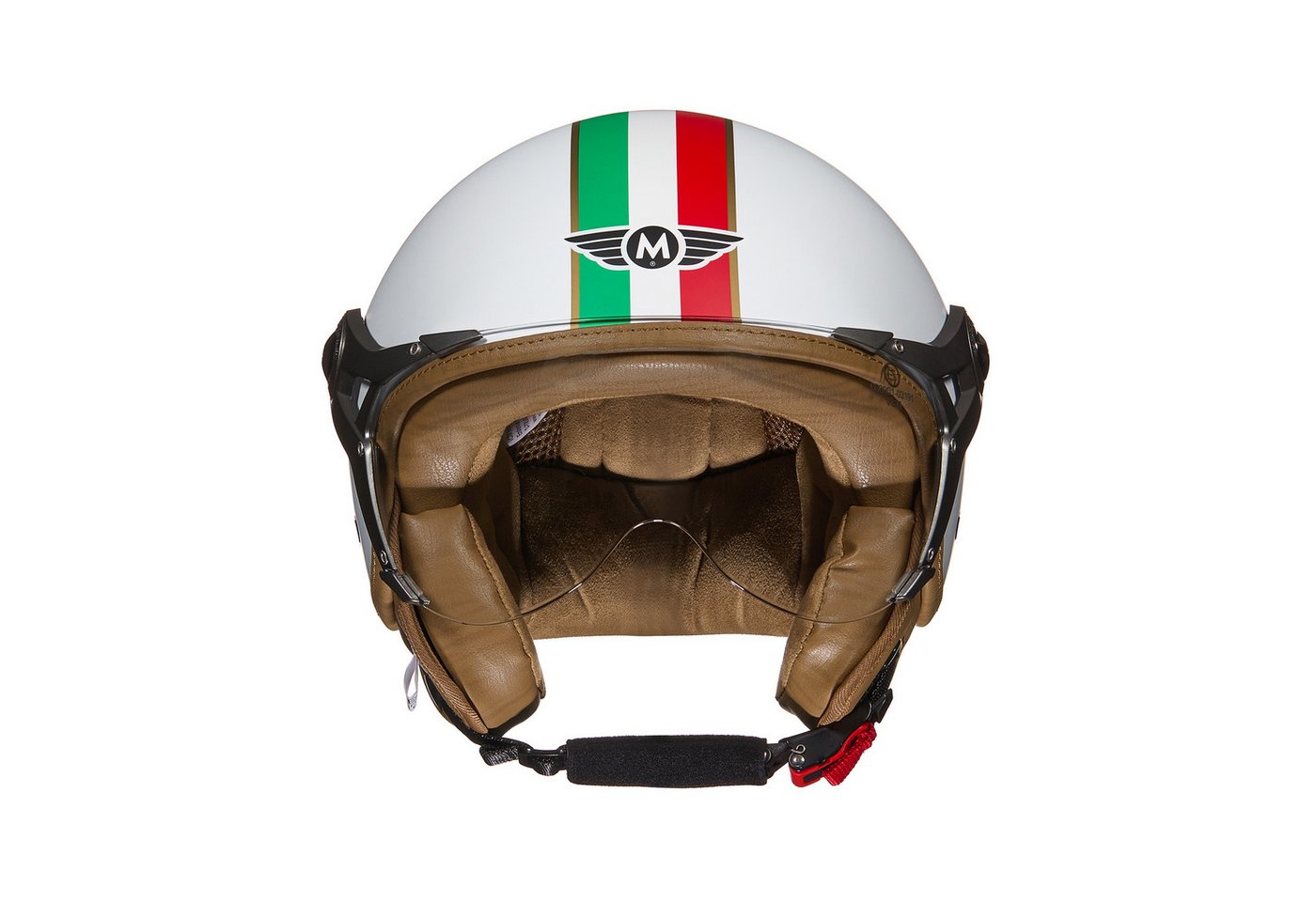 MOTO HELMETS Motorradhelm Integralhelm Motorrad Full Helm SP325 Imola Italia, Helm für Motorrad Roller Vespa, Schnellverschluss, Visier, nur 1050g Bild 5