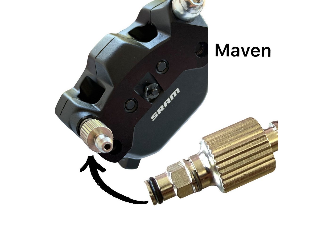 Fantic26 Fahrrad-Montageständer Service Kit 120ml Sram Mineralöl für DB8 / Maven Scheibenbremsen M4