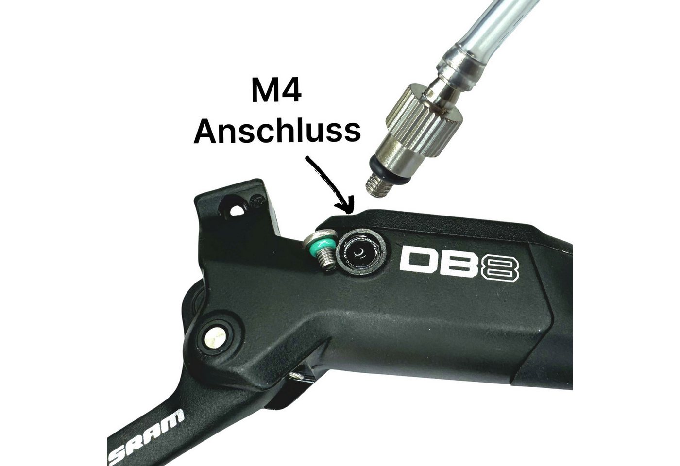 Fantic26 Fahrrad-Montageständer Service Kit 120ml Sram Mineralöl für DB8 / Maven Scheibenbremsen M4 Bild 5