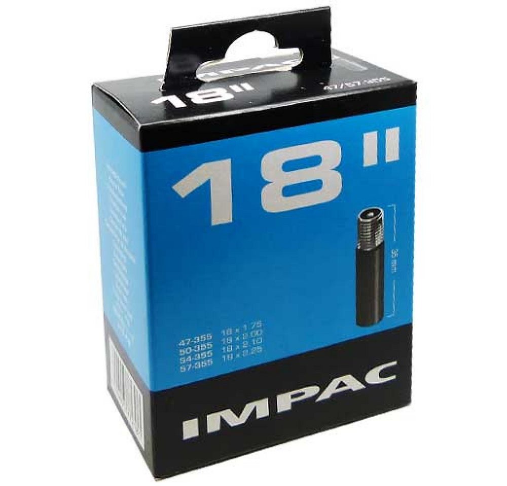 Impac Fahrradschlauch Impac Schlauch 18x1.75-2.25" 47/57-355 AV 35mm Bild 2